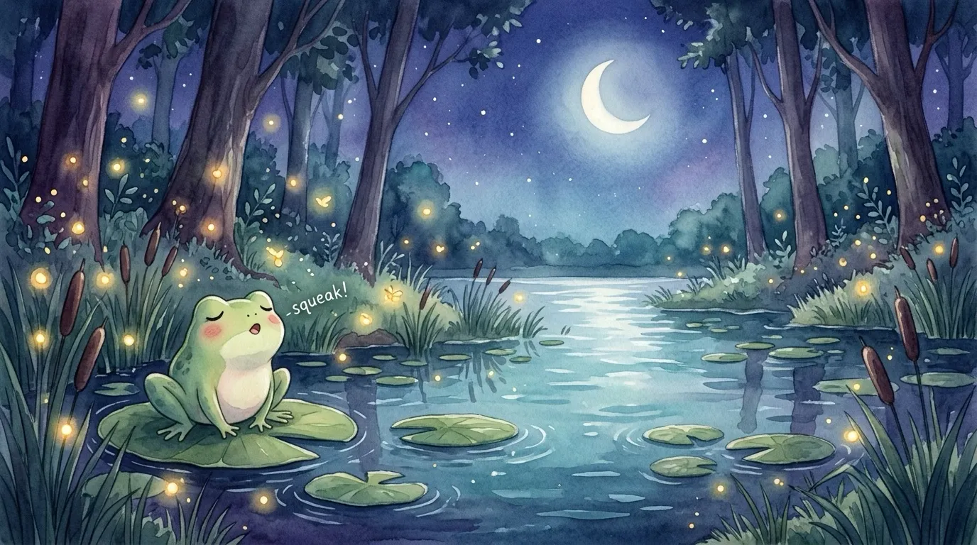 But little Bree's croak was tiny and squeaky. However hard she tried, she could never croak loud like the rest.